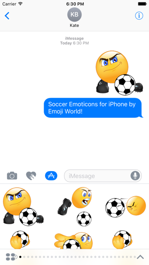 Soccer Emoticon Stickers(圖2)-速報App