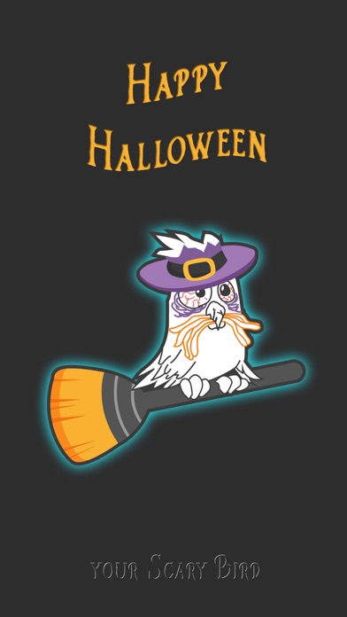 Scary Bird Halloween Stickersのおすすめ画像3