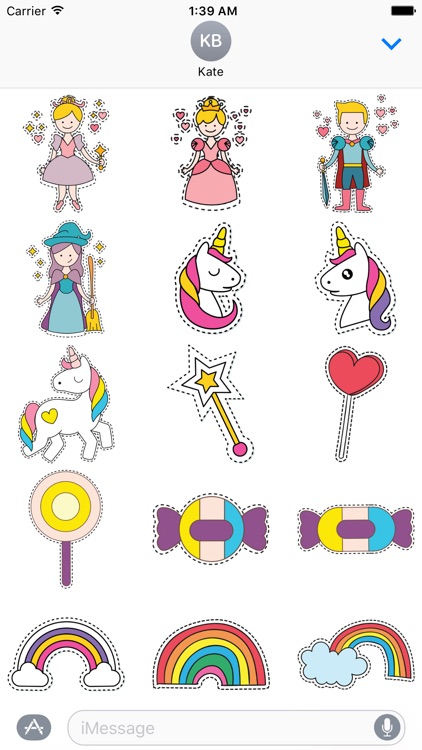 Stickers for princesses