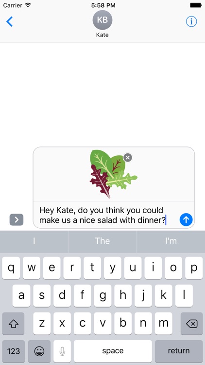 Vegetables Sticker Pack for iMessage