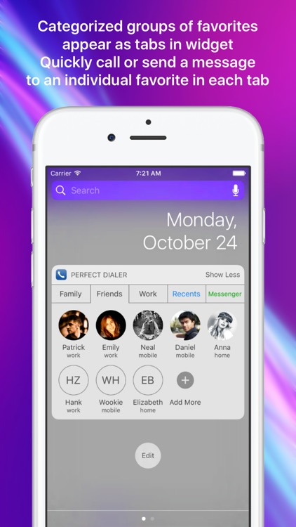 Perfect Dialer Lite - Favorites Widget Dial & SMS