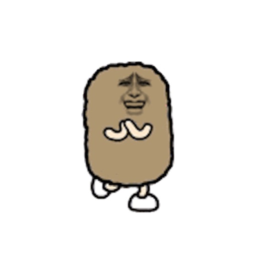 Crazy Potato Stickers