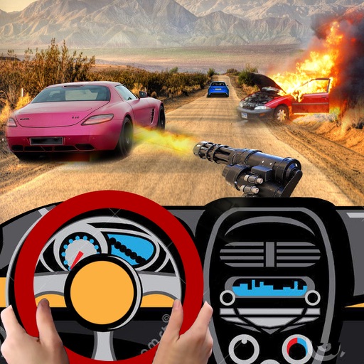 Gun Driver - Free 3D Street Sniper Shooting Games icon