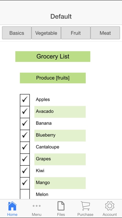 Shopping Lists App