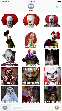 Game screenshot Creepy Clown - Scary Halloween Stickers hack