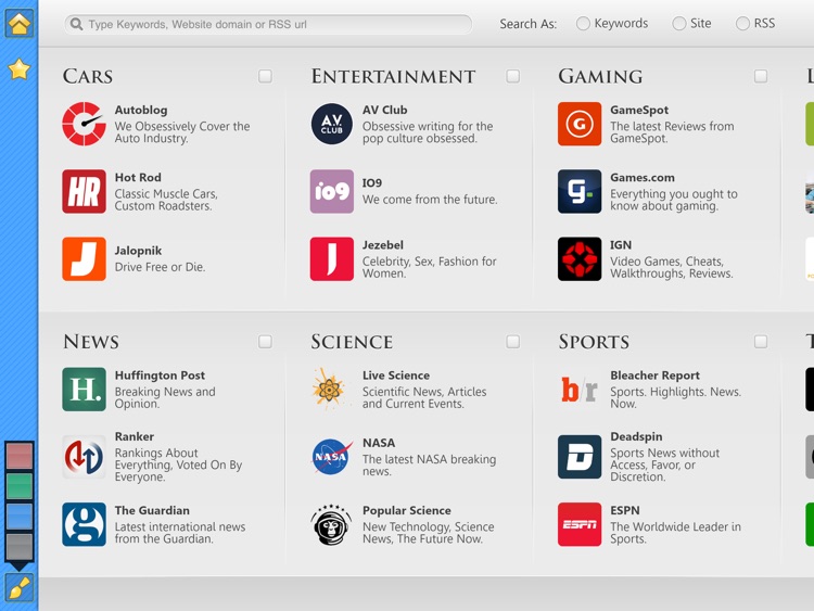 News Center for iPad