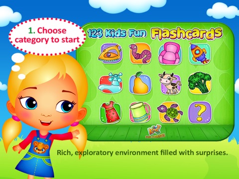 Aнглийского для детей - 123 Kids Fun FLASHCARDS на iPad