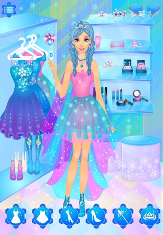 Arctic Snow Queen: Ice Princess Makeup & Dress Up screenshot 3