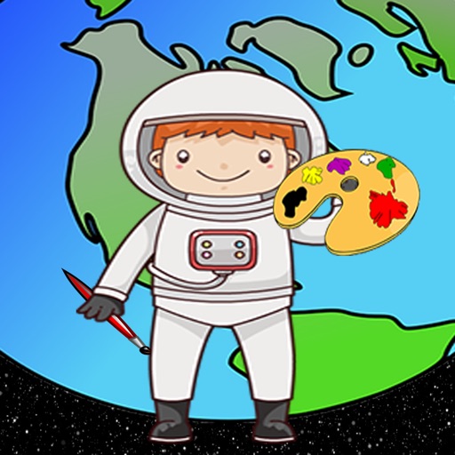 Space Coloring Book For Kids Tolders