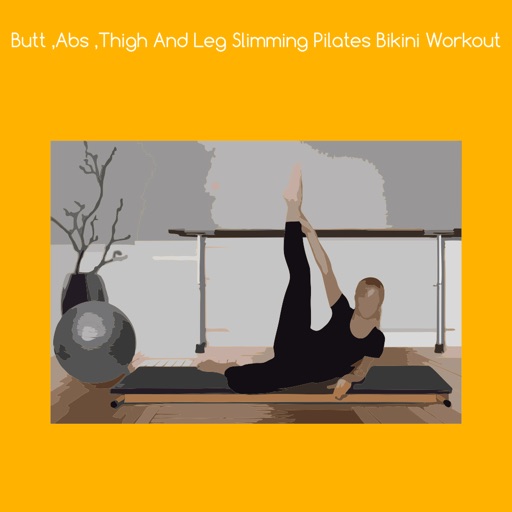 Butt abs thigh and leg slimming pilates bikini wor icon