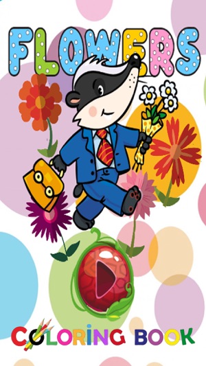 Flower Painting Coloring Page Flower For Preschool(圖1)-速報App
