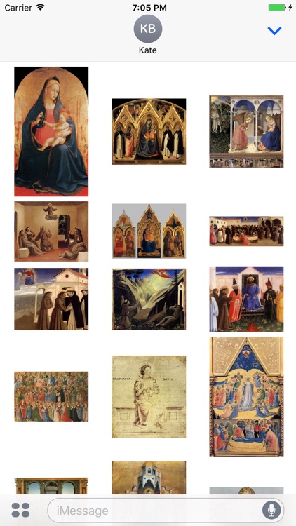 Fra Angelico Artworks Stickers