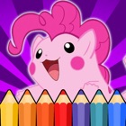 Magic Pony Girls Friendship Colorbook for Toddler