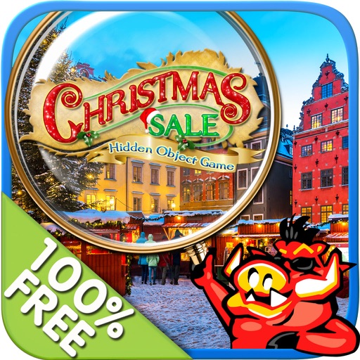 Christmas Sale Hidden Object Secret Mystery Puzzle Icon