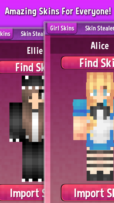 Updated Girl Skins For Minecraft Girl Minecraft Skins Pc Iphone Ipad App Download 2021 - roblox girl minecraft skins