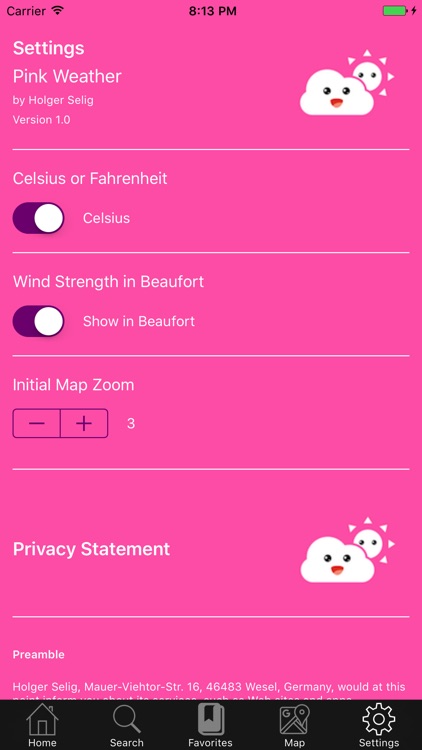 Pink Weather screenshot-4