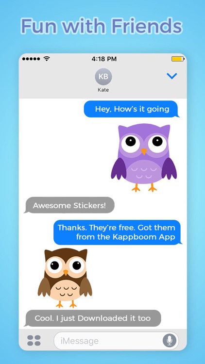 Cute Owl Stickers by Kappboom