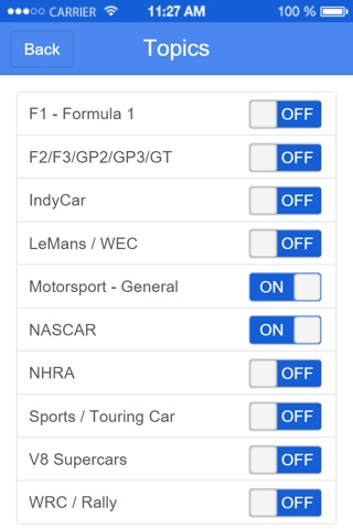 RaceReadr screenshot 2