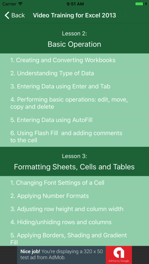 Video Training for Excel 2013(圖3)-速報App