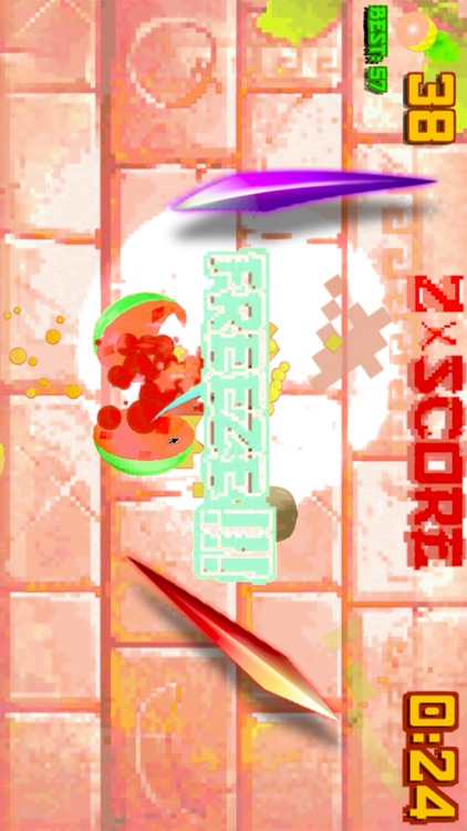 Ninja Pixel Fruit Slice