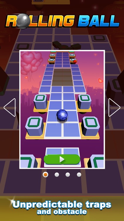 Rolling Ball-New Year screenshot-4