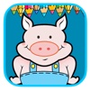 Kids Game Pig Coloring Book Page Edition