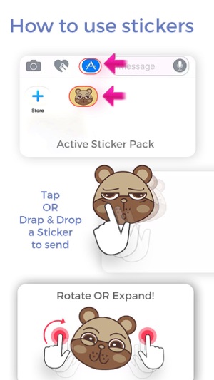 Smiley Bear Emojis(圖3)-速報App