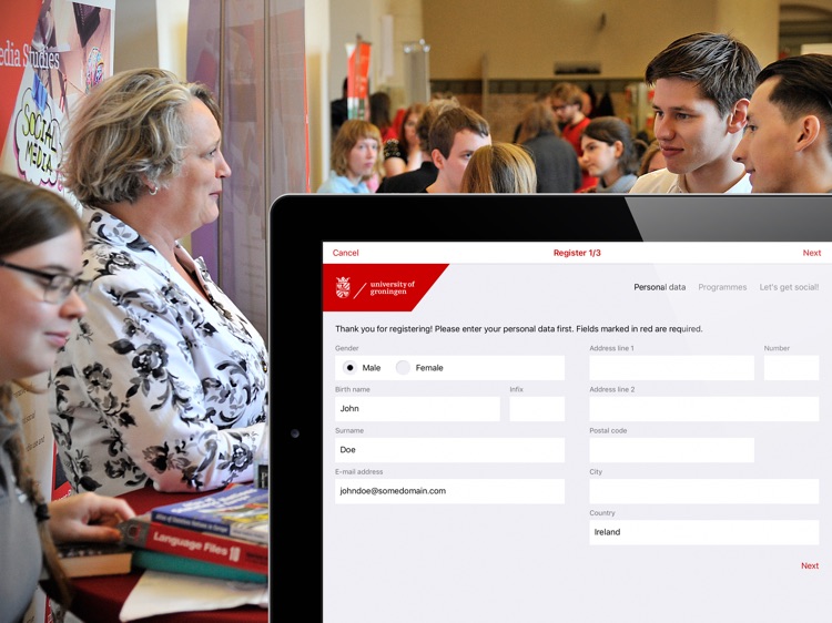 University of Groningen Register App