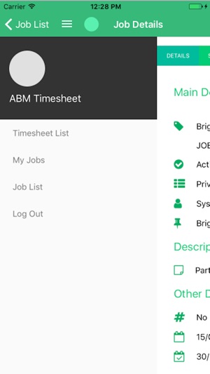 abm mobile timesheet をapp storeで