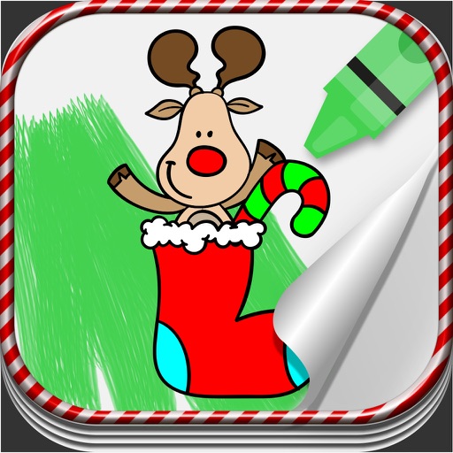 Christmas Coloring Games for Kids iOS App