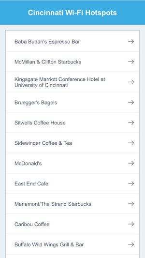Cincinnati Wifi Hotspots(圖2)-速報App