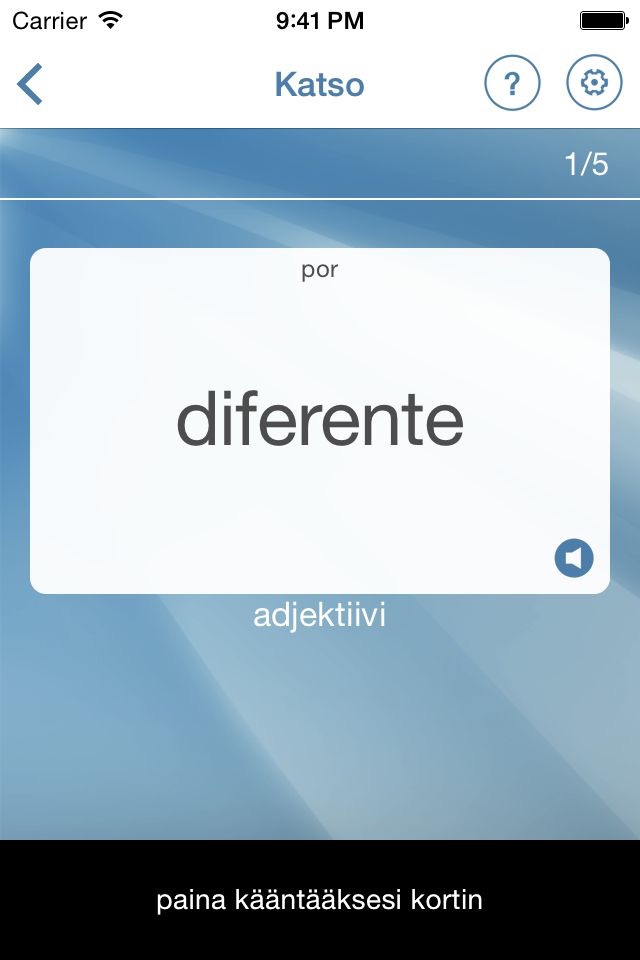 Learn Portuguese Flashcards screenshot 2