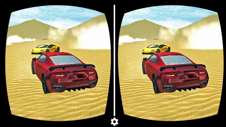 VR Desert Drifting Speedy Car Race by Door to Apps