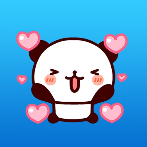 Animated John The Panda Japanese Stickers by Le Huy Toan