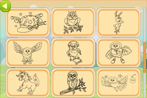 Owl Game - Owl Coloring Book screenshot 4