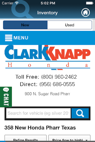 ClarkKnappHonda screenshot 3