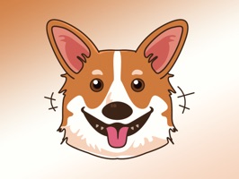 React with cute corgioji - Corgi emoji Dog Stickers and Emojis Pack2