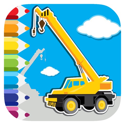 Draw Coloring Book Game Monster Crane Version iOS App