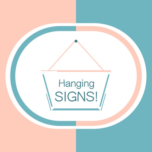 Hang a Sign! II (Peach/Topaz Blue) icon