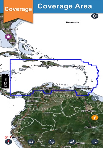 Caribbean Sea fishing charts screenshot 2