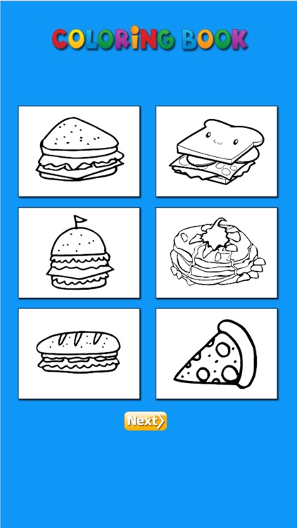 Hello Food - Coloring Book for me & children screenshot-3