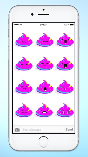 Unicorn Poop Emojis Sticker Pack(圖4)-速報App