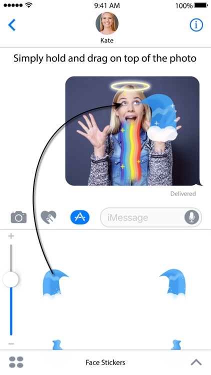 Face Stickers - Photo Makeover for iMessage