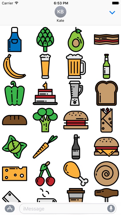Food Stickers - New Delicious Emoji for Texting screenshot-4