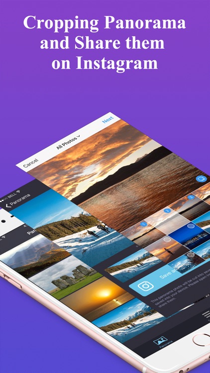 Crop Panorama to Get Views & Likes for Instagram