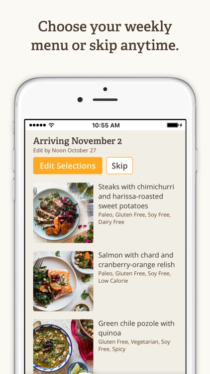 Sun Basket Meal Delivery screenshot-4