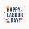 Happy Labor Day Stickers