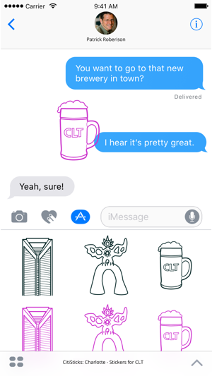 CitiSticks: Charlotte - Stickers for CLT(圖4)-速報App