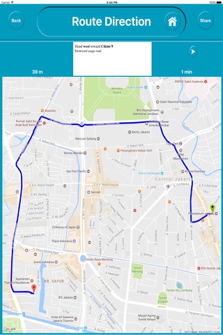 Jakarta Indonesia Offline City Maps Navigation screenshot 3