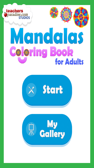 How to cancel & delete Mandalas Adult Coloring Book from iphone & ipad 1